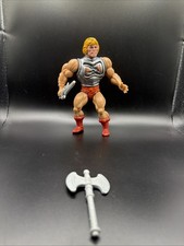 Vintage 1983 MOTU Battle Armor He-Man Action Figur Battle Chest Soft head!
