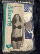 M & S Low Rise Shorts Knickers, Size 12, Multi Spotty, Marks Spencer