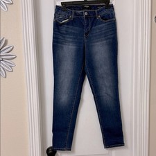 Nine West Jeans Blue Gramercy Skinny Ankle Pants Size 8