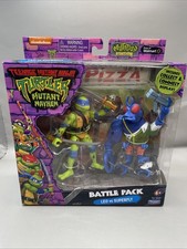New Teenage Mutant Ninja Turtles Mutant Mayhem LEO Vs SUPERFLY Battle Pack exc