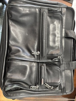 Tumi Alpha 3 Expandable Organizer Laptop Briefcase Large - Black
