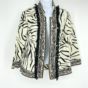 black sequin fringe jacket