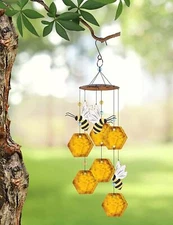 Bee Honeycomb Chime 17"