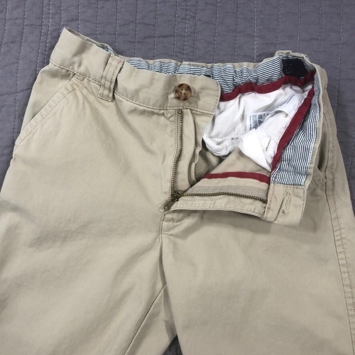 Tommy Hilfiger Pants Girl 12 Tan Chino Classic Khaki School Preppy Full Leg - Picture 17 of 24