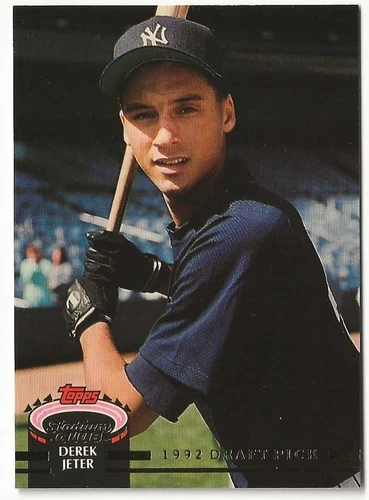 1992-93 Topps Stadium Club Jack Murphy Stadium - Derek Jeter #117 (RC)