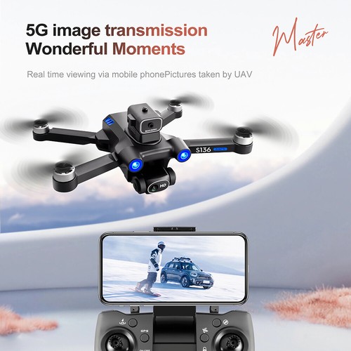 2024 5G GPS Drone Pro W/HD Brushless Dual /Three Camera Drones WiFi FPV Foldable - Picture 25 of 52