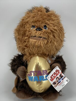 Star Wars Chewbacca Plush Animal W Gold Egg Easter Greeter Ebay