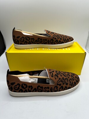 Vince Camuto Women's Cabreli Washable Flat Sneaker Leopard Size 8M NIB