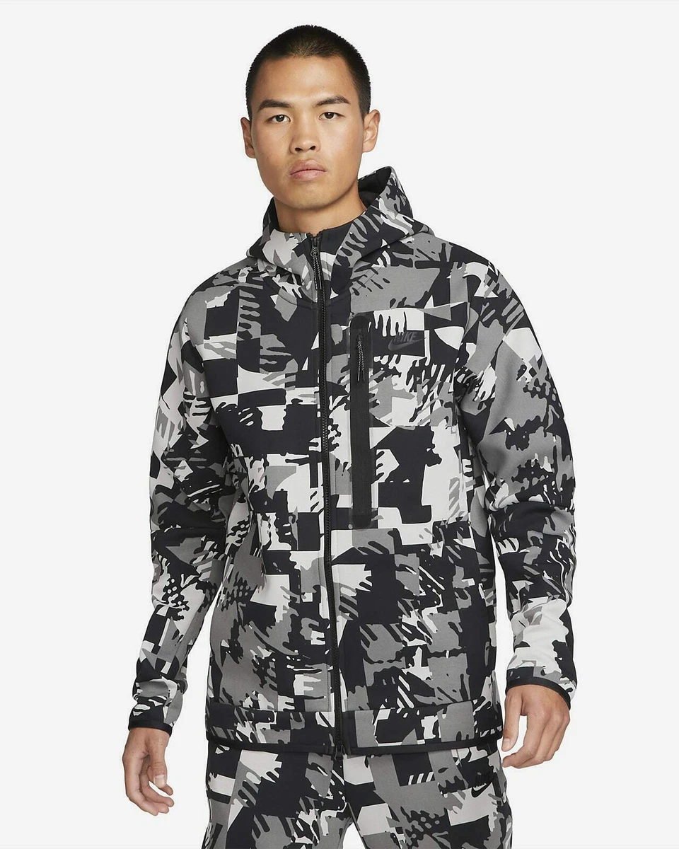 black camo tech fleece