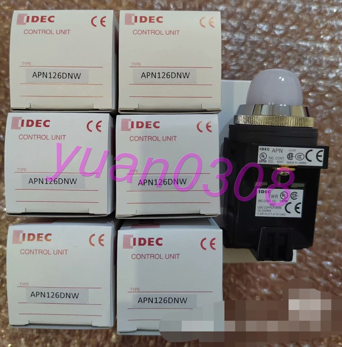 5PSC NEW IDEC APN126DNW Circular convex indicator DHL Fast 5PSC NEW IDEC APN126DNW Circular convex indicator DHL Fast