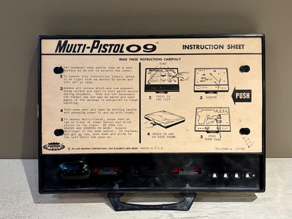 Royo Case Topper Vintage Topper Multi-Pistol 09 Spy Kit with Original Case and Complete ...