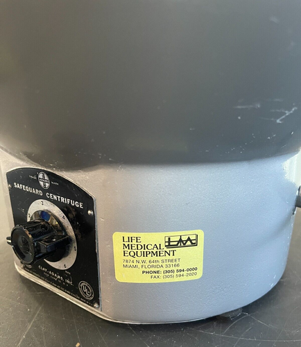 Clay Adams Safeguard Centrifuge Ct1004/D 0-60 Cycle - Picture 7 of 7