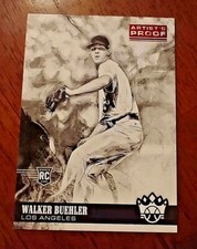 2018 Diamond Kings Black & White Variation Artist Proof RED Walker Buehler rc