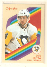 Jan Rutta 2023-24 O-Pee-Chee Retro Parallel #281 Penguins