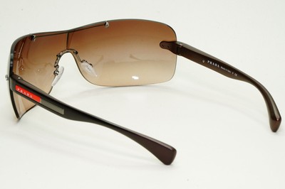 Prada Sunglasses 2007 Vintage Rare Brown Shield PS02MS SPS