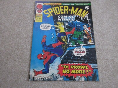 Spider-Man Comic Weekly # 97 Marvel UK comics,  December 21st  1974 , Fine