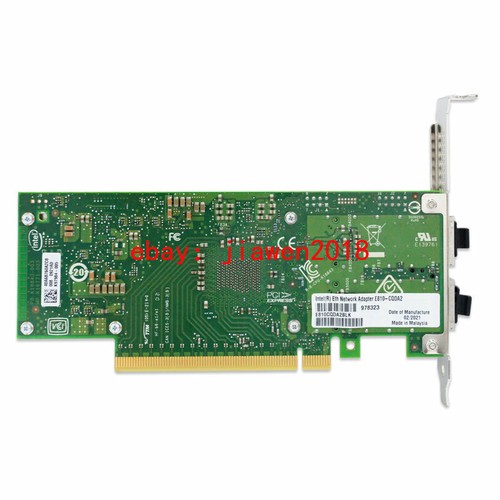 E810-CQDA2 Intel 100GbE Dual Port QSFP28 Eth Network Adapter E810CQDA2 - Picture 5 of 6