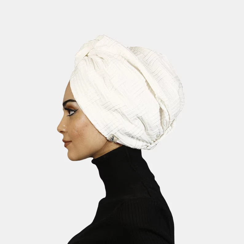 2PC Set Rapid Fast Drying Hair Absorbent Towel Turban Wrap Soft Shower Cap Hat - Image 4 of 4