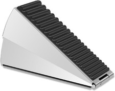 Strongest Large Door Stop, Heavy Duty Stainless Steel Spring Door Stop, Tall