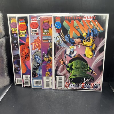 The Uncanny X-Men # s 329 335 340 341 & 342 Marvel Comics . Lot Of 5 (A1)(25)