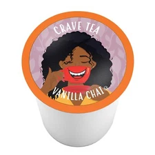 Crave Beverages Vanilla Chai Tea Pods,Compatible Keurig 2.0 K Cup Brewers,100 ct