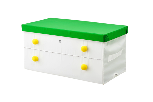 ikea kid storage combination with boxes