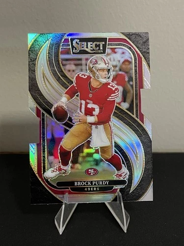 2024 Panini Select - Premier Level Brock Purdy #124 Silver Prizm Die-Cut