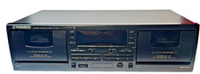 Pioneer CT-W770 Dual Auto-Reverse Stereo Double Cassette Deck Dolby B,C Tested