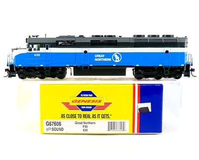 #ad #ad NEW Athearn Genesis HO Scale Great Northern Big Sky Blue Loco W DCC amp; Sound $307.96