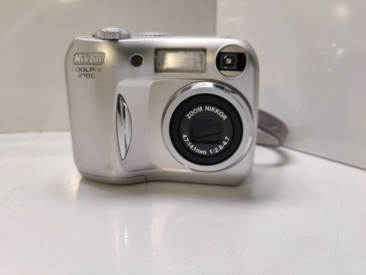 Nikon COOLPIX 2100 2.0MP Digital Camera - Silver 18208255108| eBay