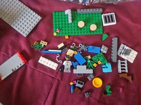 Lego City Bulldozer Break-In 60140 Used + Bonus Pieces From 10735 **READ**