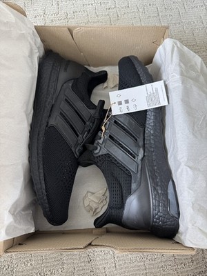 ultra boost black box Adidas UltraBoost 1.0 Triple Black Men’s Boost Running Shoes Size 9