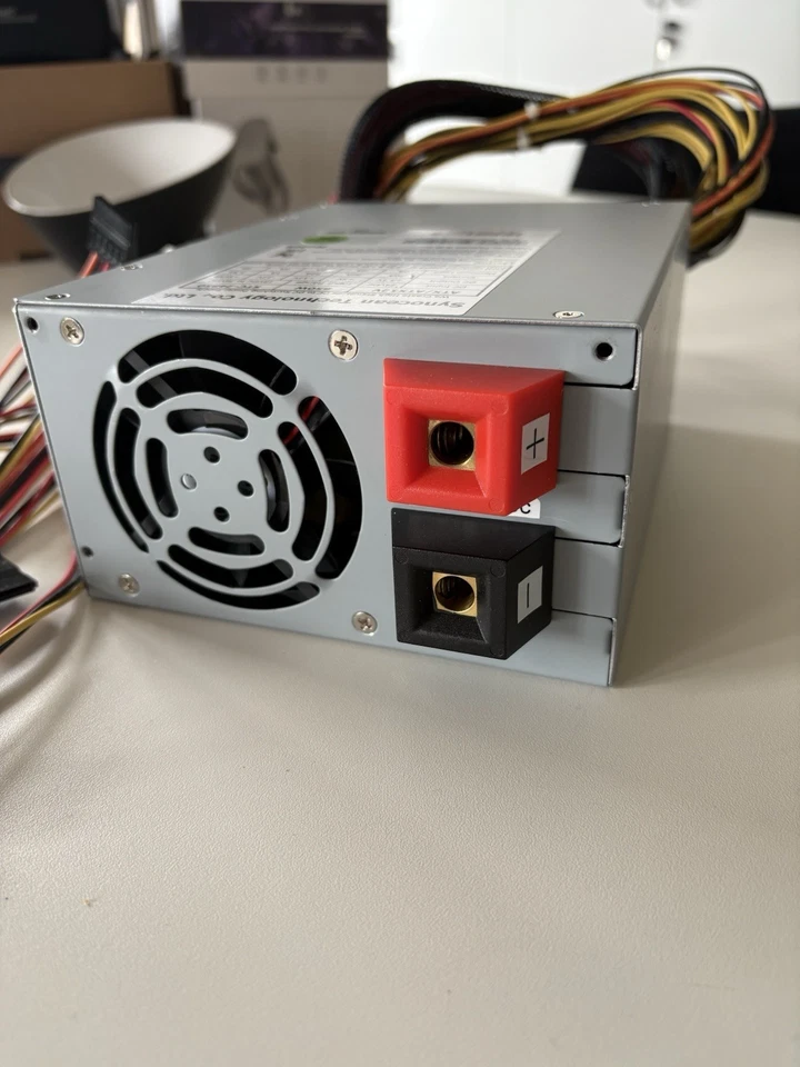 SYNOCEAN STC-24850 24 Volt DC Eingang PC ATX 850W DC ATX Netzteil (18-36VDC) 24V - image 3 of 4