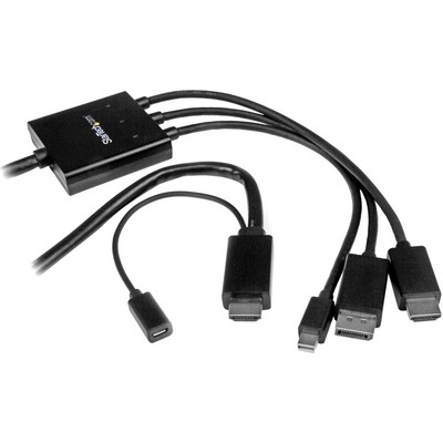StarTech 2M HDMI, DisplayPort or Mini DisplayPort to HDMI Converter Cable