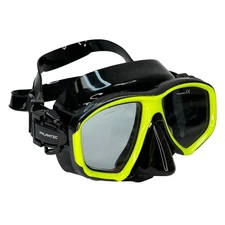 Palantic M36 Neon Yellow/Black RX -2.5 Nearsighted Lenses Dive/Snorkel Mask