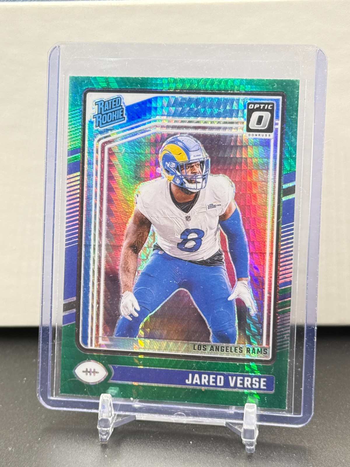 2024 Donruss Optic - Jared Verse #242 Green Hyper Prizm (RC)