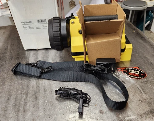 Steamlight 45821 Rechargeable LED Flood Litebox Lantern 12VDC & 120V AC Adapters