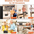 Tosima TV-8000 Wireless TV Speakers- Voice Highlighting TV Speakers 4 Hard of h — photo 8