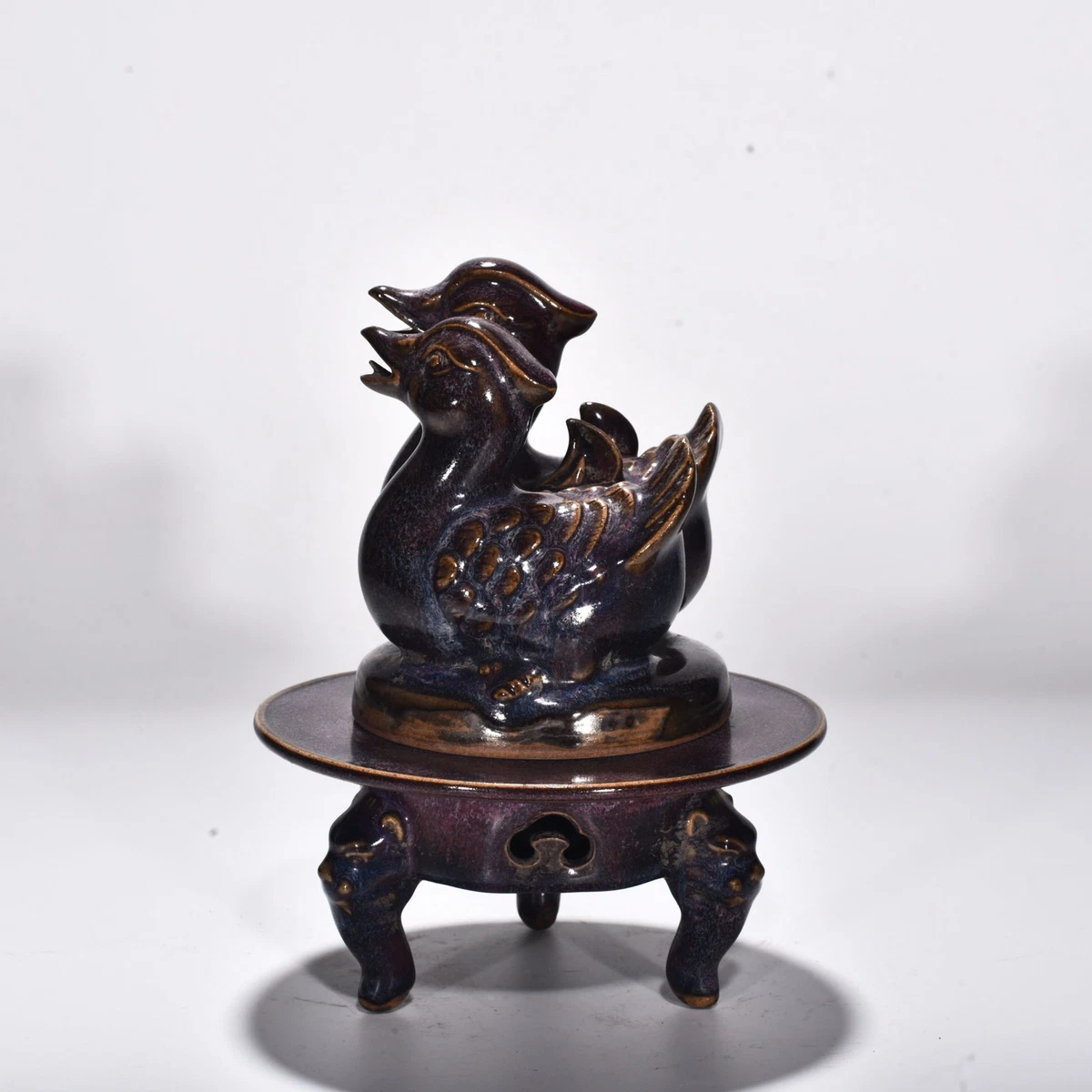 陶瓷紫色中国风香炉| eBay