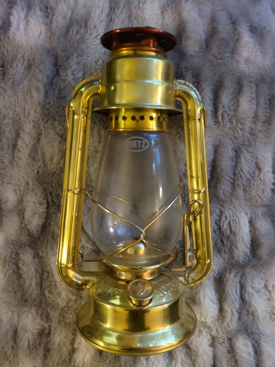 ANTIQUE JUNIOR DIETZ No 20 BRASS KEROSENE LAMP / LANTERN | eBay