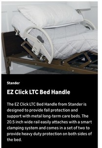 EZ Click Bed Handle (Quick Release Bed Rail)