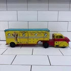 Marx Litho Roy Rogers Tin Truck & Trailer Toy 1950s
