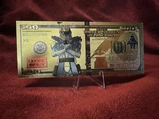 24k Gold Foil Plated Captain Rex Star Wars Banknote -  Style 2