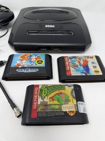 Sega Genesis Console And Games Bundle (missing Cord)