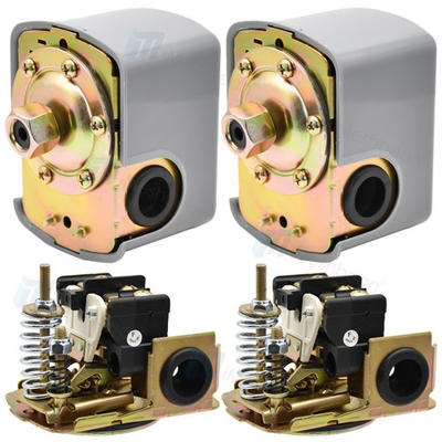 #ad 2xWell Water Pump Pressure Control Switch Adjustable Double Spring Pole 40 60PSI $22.99