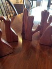 16 Piece Hand Carved Wooden Nativity Set Figures Wood 4” Unique Roanoke VA — photo 3