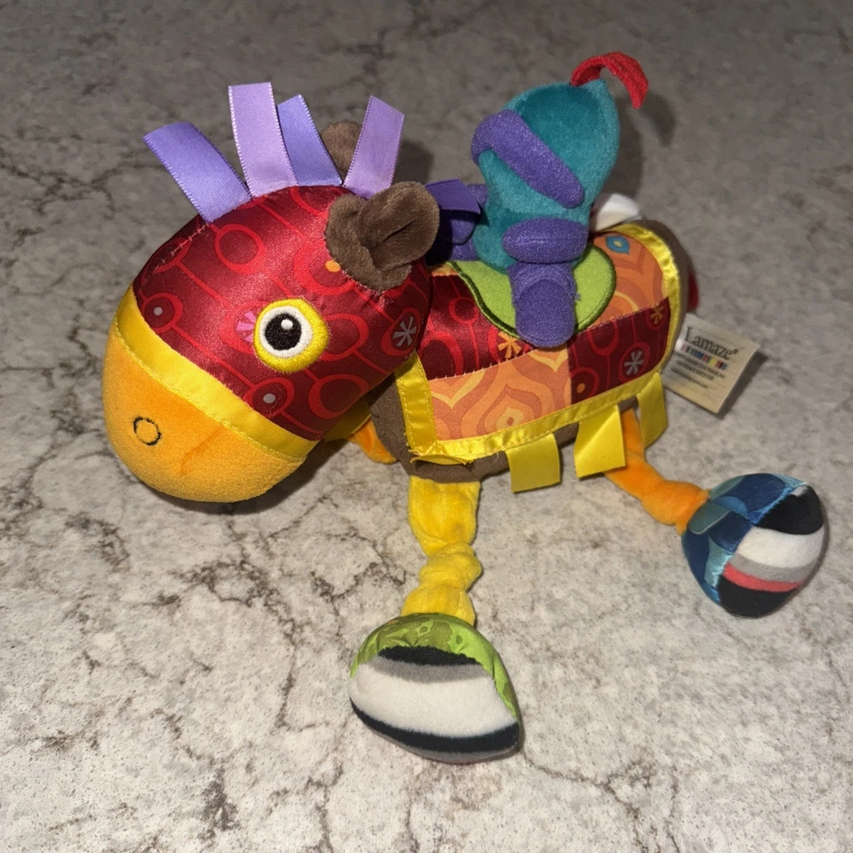 Lamaze Baby Sir Prance Lote Caballo Caballero 9 en Peluche Sonajero Eslabón Juguete para la Dentición Foto 3 de 4