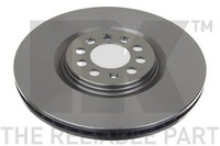 2X Bremsscheibe NK 204774 FüR Audi TT Golf VW Bora Polo Skoda 8L1 Leon Seat A3 4