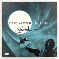 Eddie Vedder Pearl Jam Signed Autograph Album Vinyl Record - Earthling JSA COA
