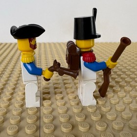 LEGO Pirates: Imperial Officer + Soldier + Sailboat, SHARK 6273 ROCK ISLAND 1991